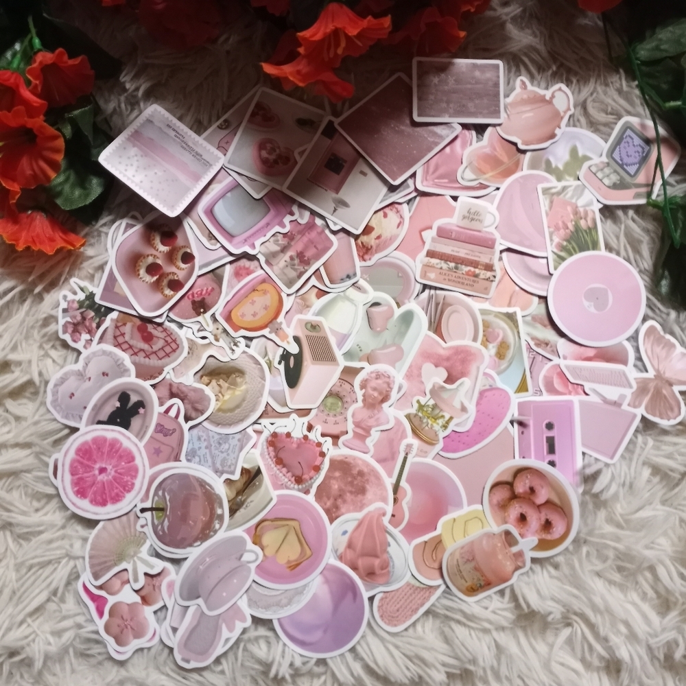 Pink Aesthetic Tiny Sticker Pack